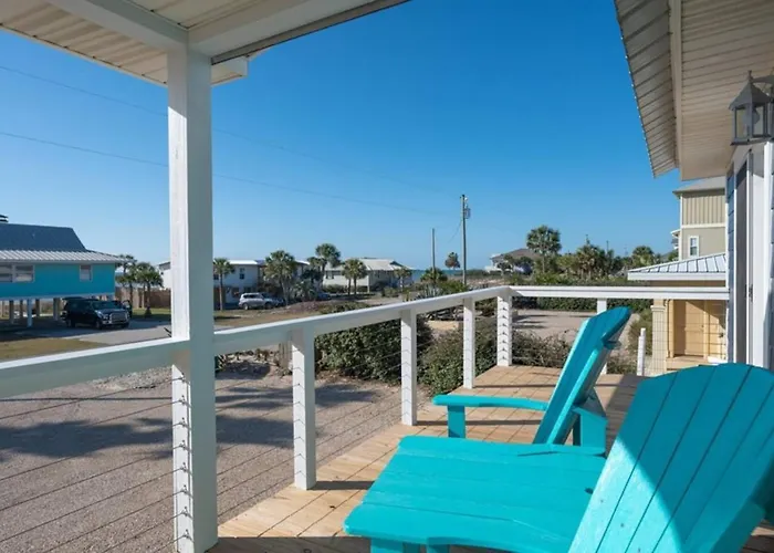 Dog-Friendly Gulf Views & Steps To Beach | The Blue Bungalow
