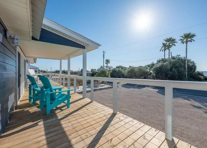 Dog-Friendly Gulf Views & Steps To Beach | The Blue Bungalow
